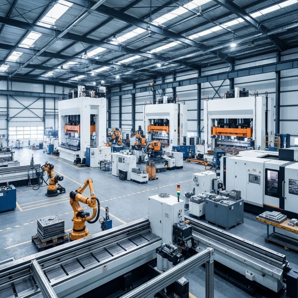 Duranium's advanced metal processing facility